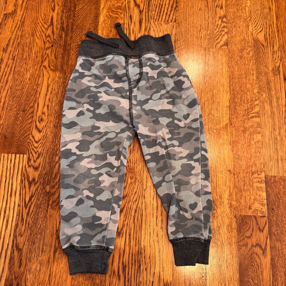 Mish Boys Kids Camouflage Jogger Pants Size 2